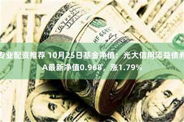 专业配资推荐 10月25日基金净值：光大信用添益债券A最新净值0.968，涨1.79%