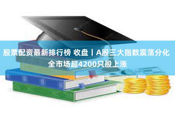 股票配资最新排行榜 收盘丨A股三大指数震荡分化 全市场超4200只股上涨